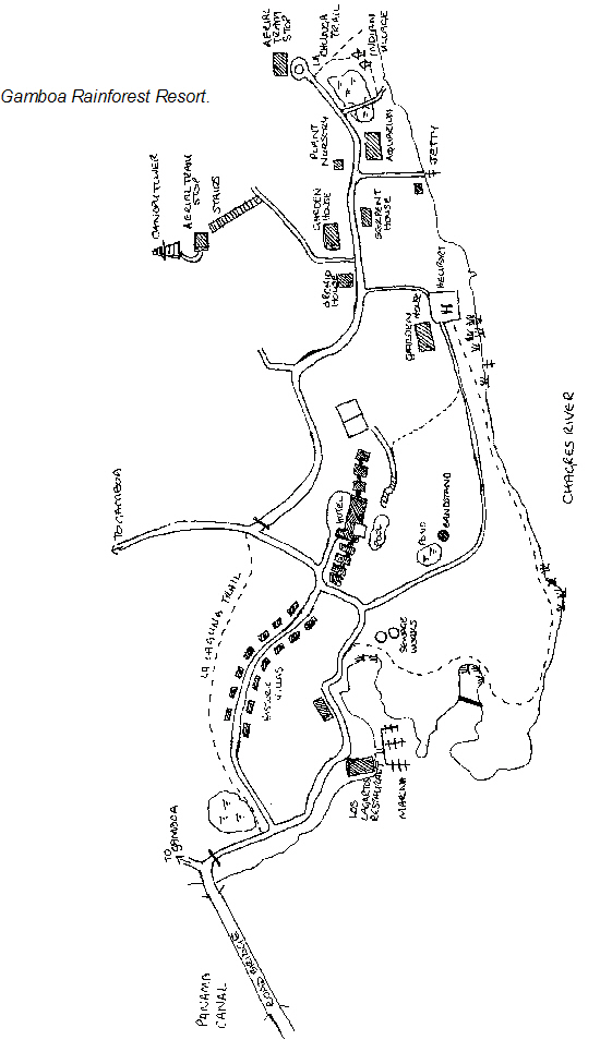 Diagram of Gamboa Reserve