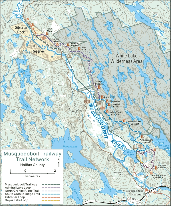Musquodoboit Trailway Map