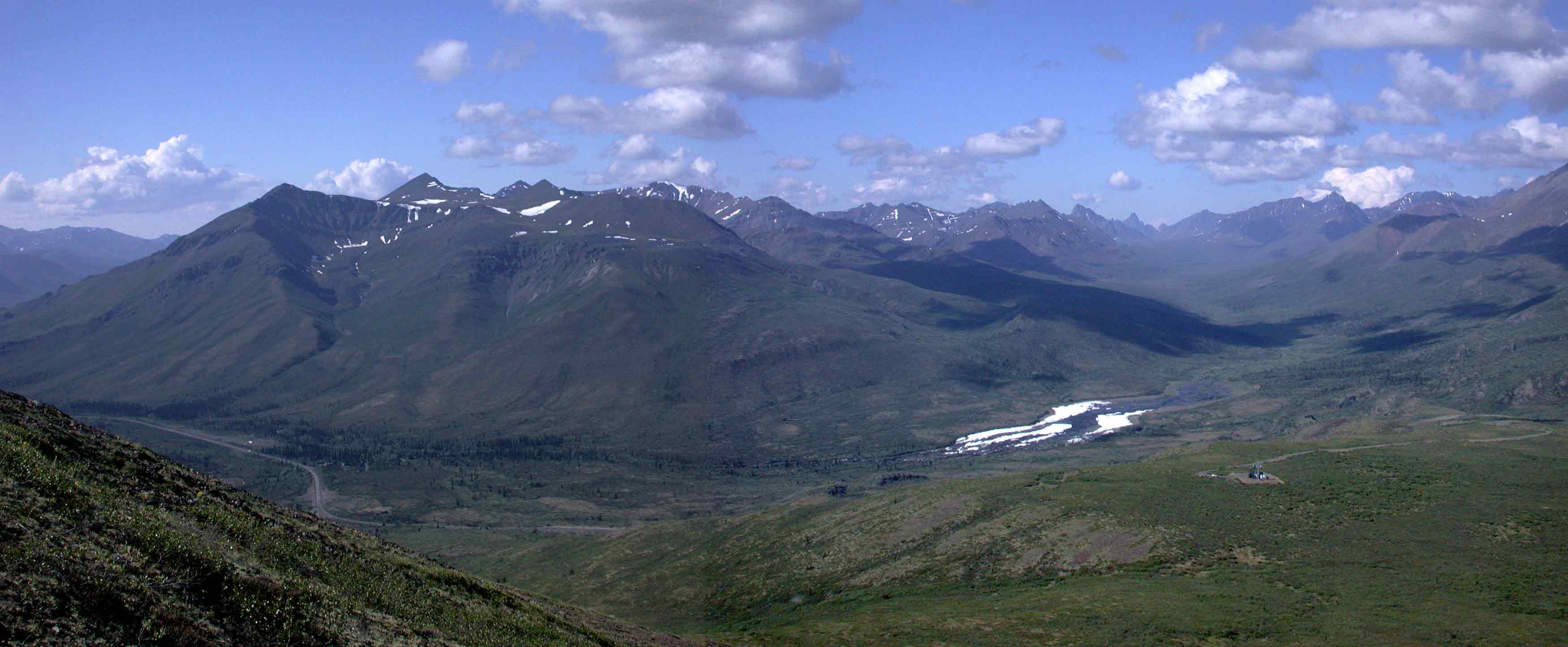 Panorama from Goldensides Mountain