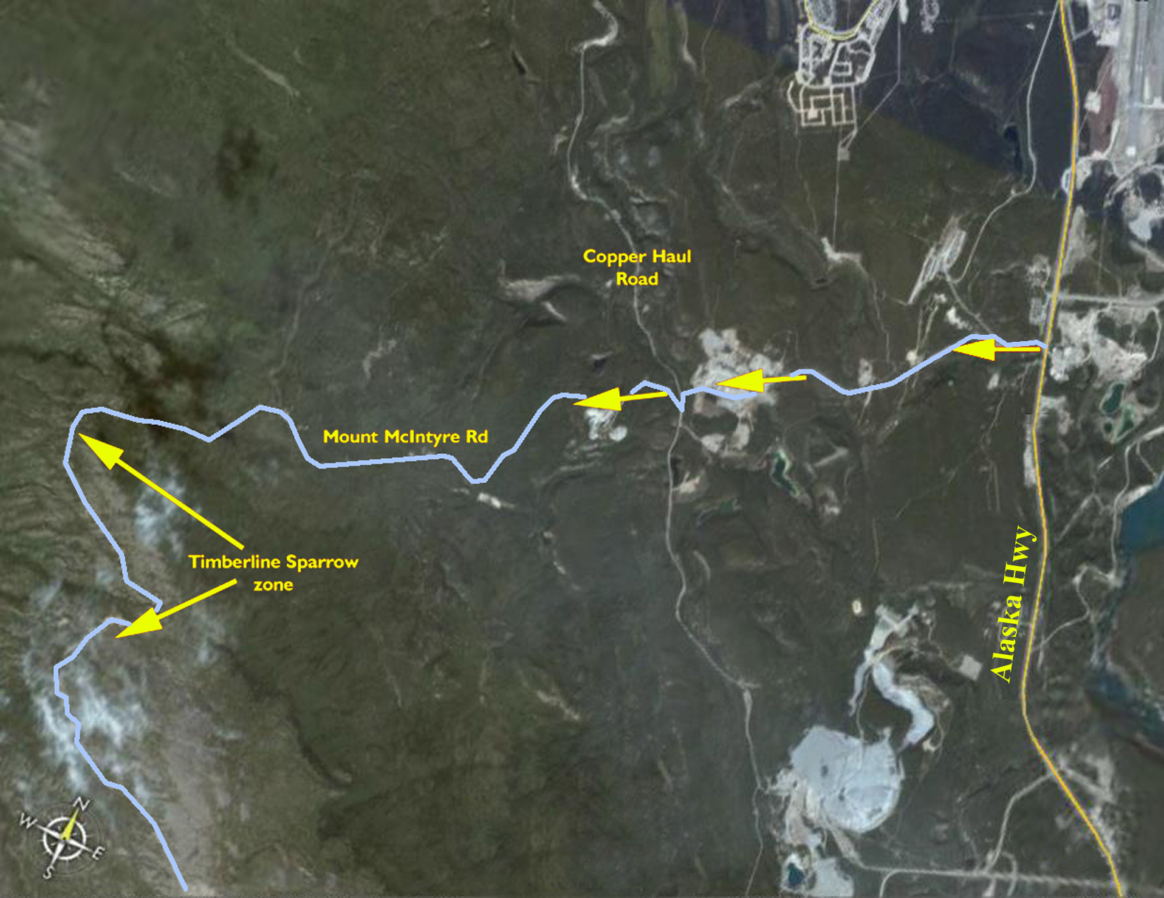 McIntyre Mtn map